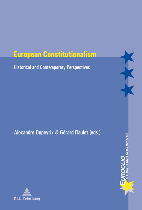 Cover image for book European Constitutionalism