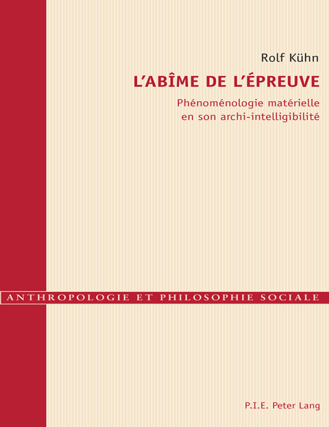 Cover image for book L’abîme de l’épreuve