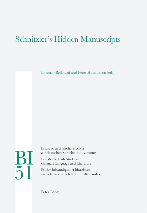Cover image for book Schnitzler’s Hidden Manuscripts