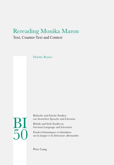 Cover image for book Rereading Monika Maron