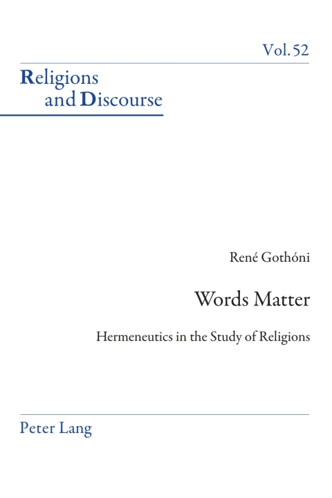 Cover image for book Words Matter