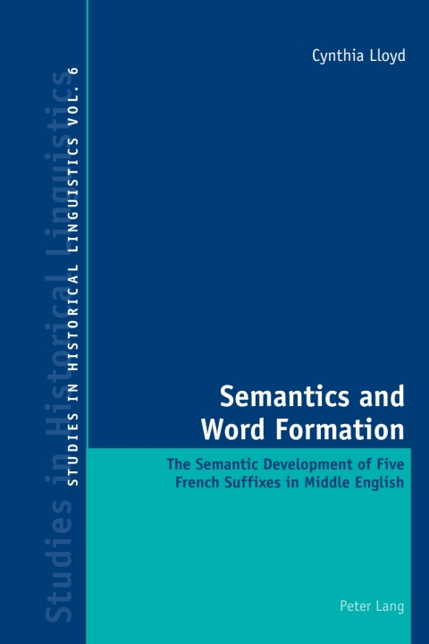 Cover image for book Semantics and Word Formation