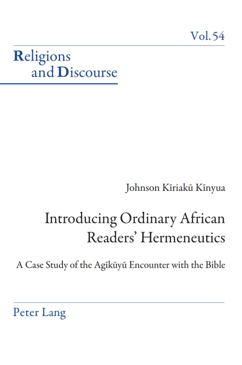 Cover image for book Introducing Ordinary African Readers’ Hermeneutics