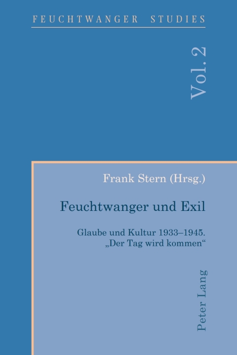 Cover image for book Feuchtwanger und Exil