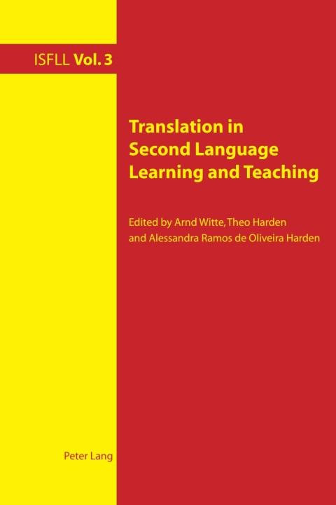 Cover image for book Translation in Second Language Learning and Teaching