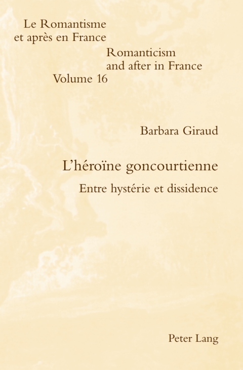 Cover image for book L’héroïne goncourtienne