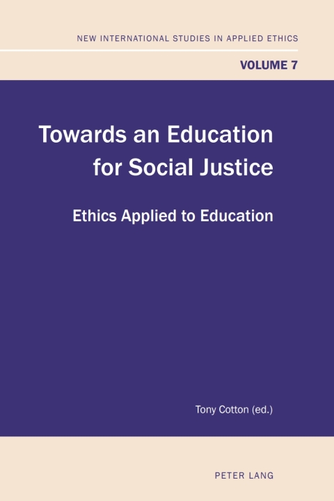 Cover image for book Towards an Education for Social Justice