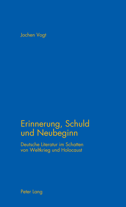 Cover image for book Erinnerung, Schuld und Neubeginn