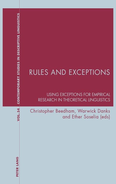 Cover image for book Rules and Exceptions