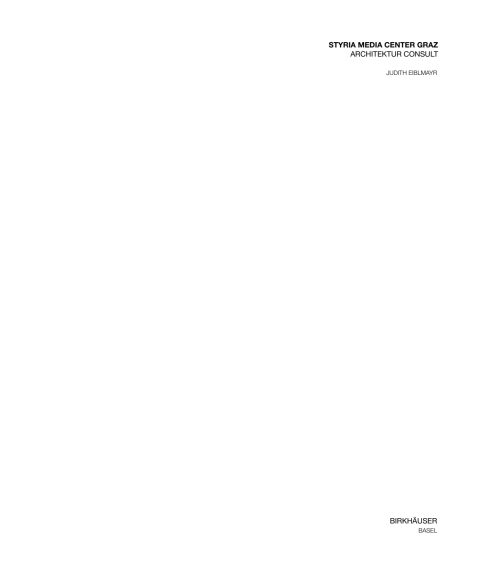 Cover image for book Styria Media Center Graz