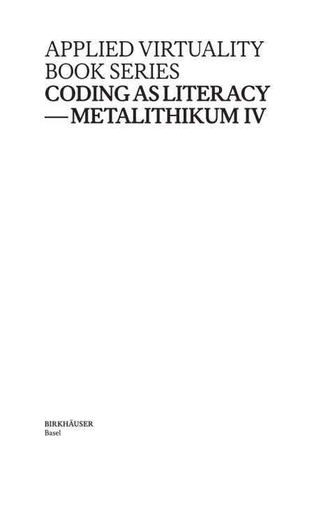 Cover image for book Coding as Literacy