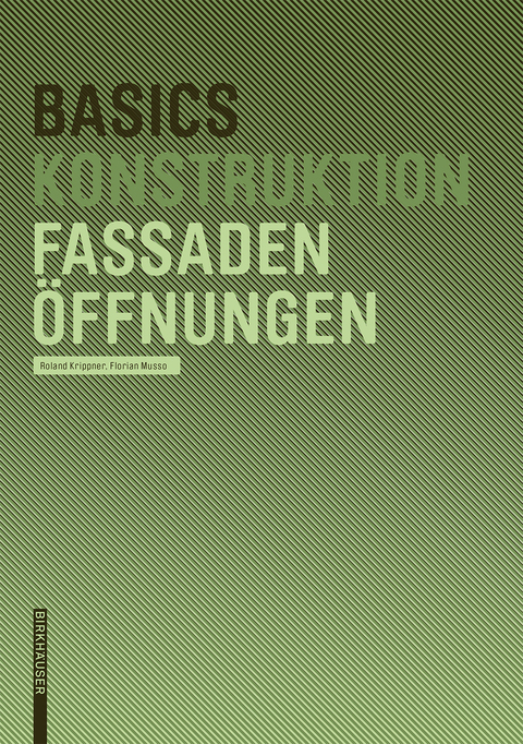 Cover image for book Basics Fassadenöffnungen