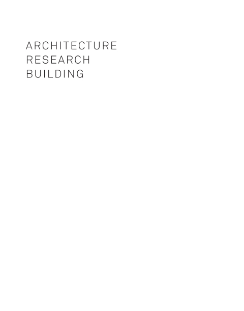 Architecture Research Building 