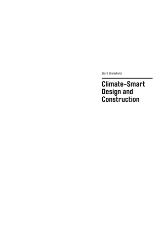 Basics Climate-Smart Design and Construction