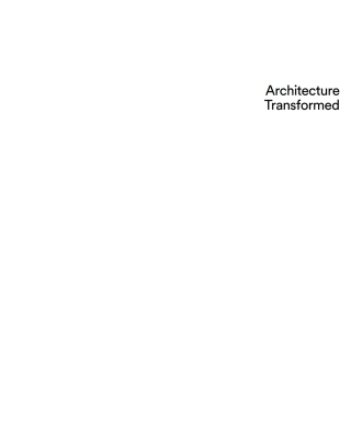 Architecture Transformed