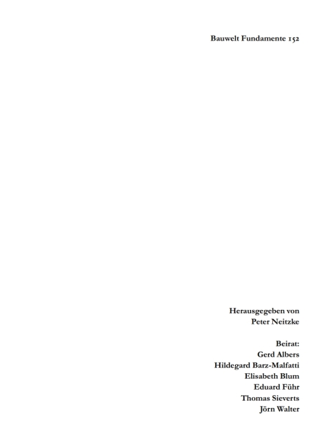Cover image for book Architekturtheorie für Architekten