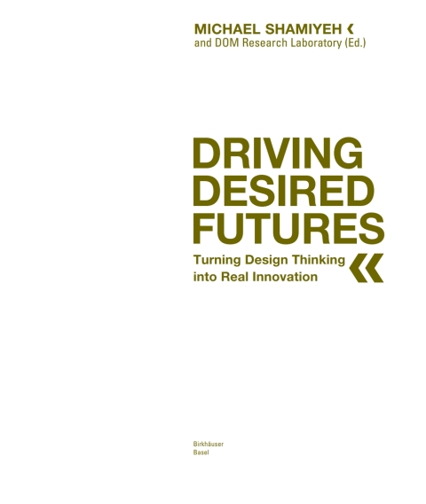 Cover image for book Driving Desired Futures