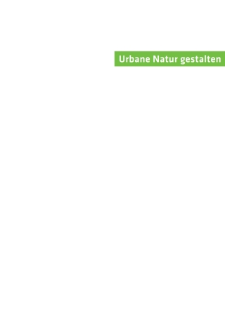 Urbane Natur gestalten