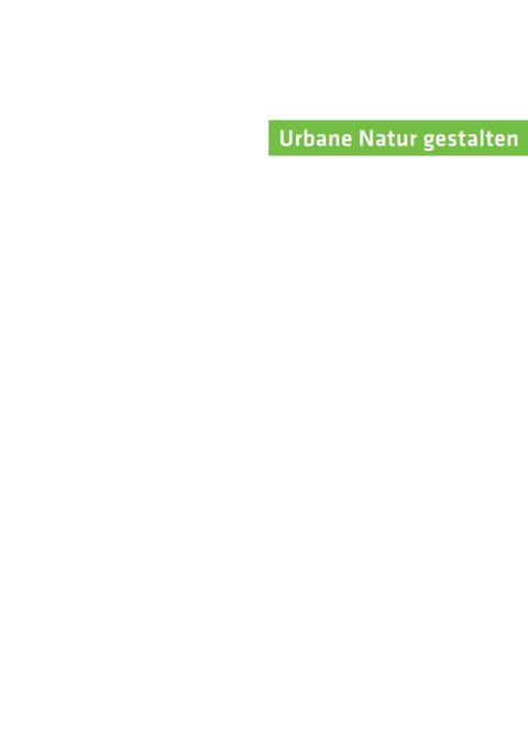 Urbane Natur gestalten 