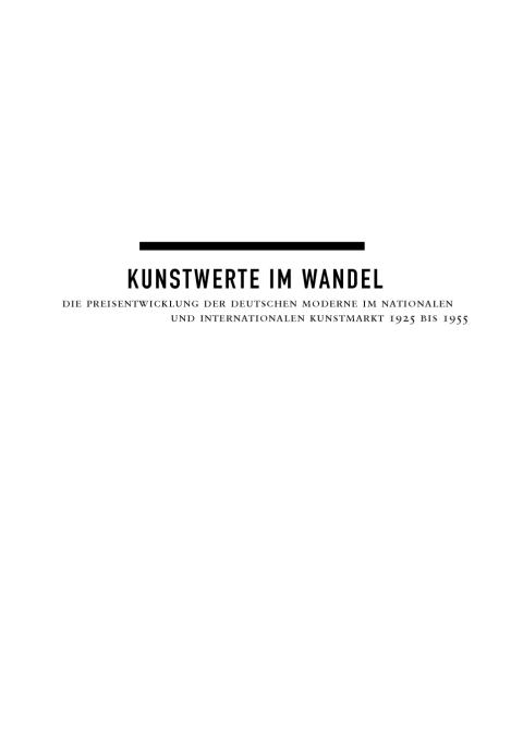 Cover image for book Kunstwerte im Wandel