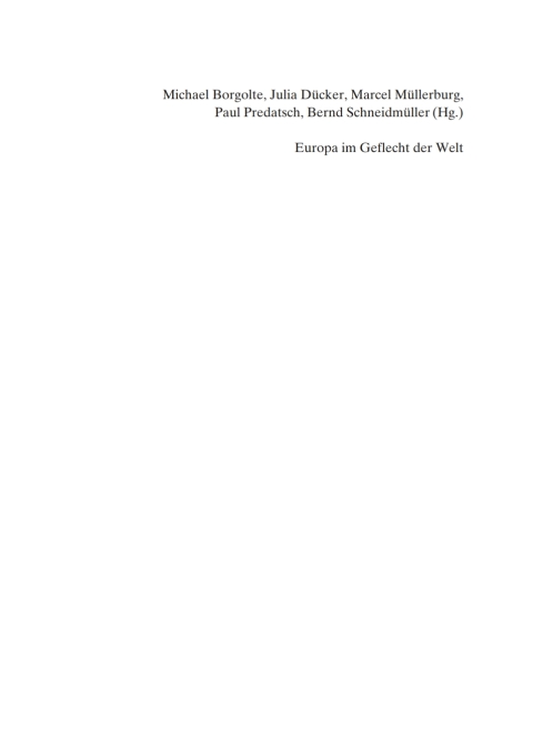 Cover image for book Europa im Geflecht der Welt