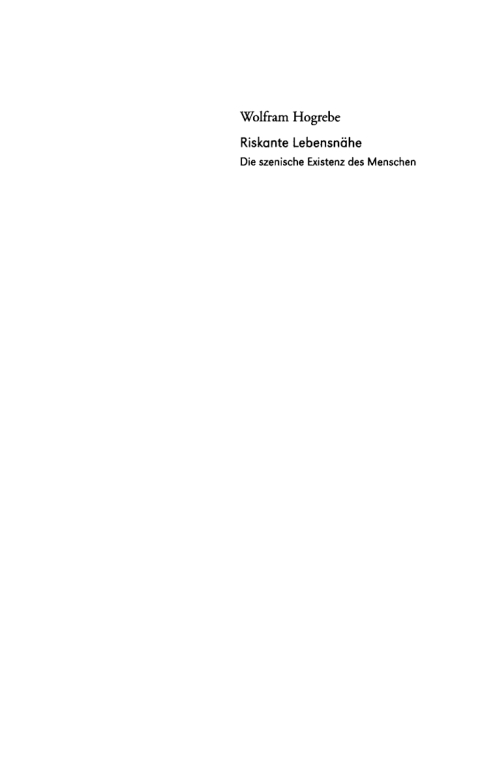 Cover image for book Riskante Lebensnähe