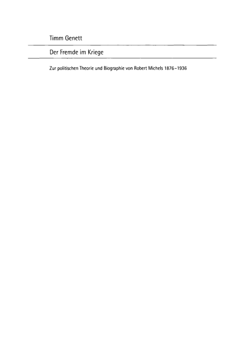 Cover image for book Der Fremde im Kriege