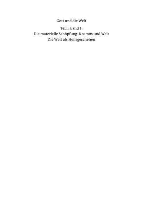 Cover image for book Gott und die Welt