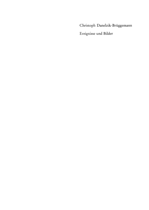 Cover image for book Ereignisse und Bilder