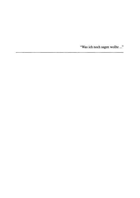 Cover image for book "Was ich noch sagen wollte…"