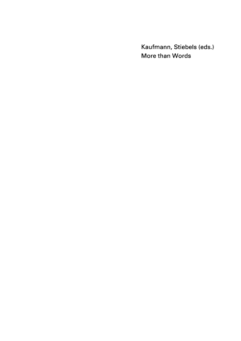 Cover image for book More than Words