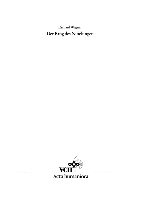 Cover image for book Der Ring des Nibelungen