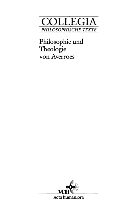 Cover image for book Philosophie und Theologie