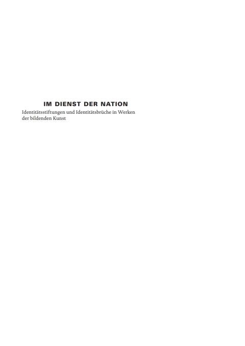 Cover image for book Im Dienst der Nation