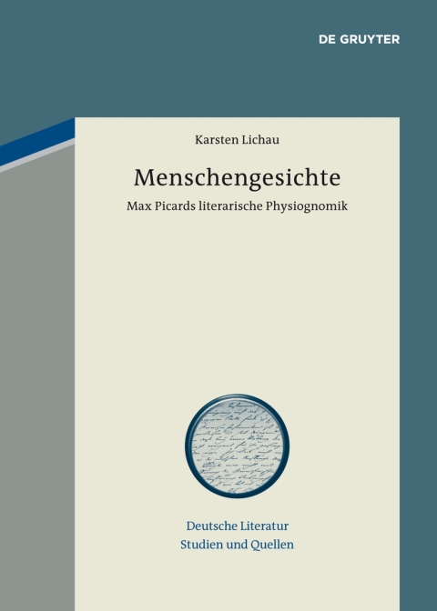 Cover image for book Menschengesichte