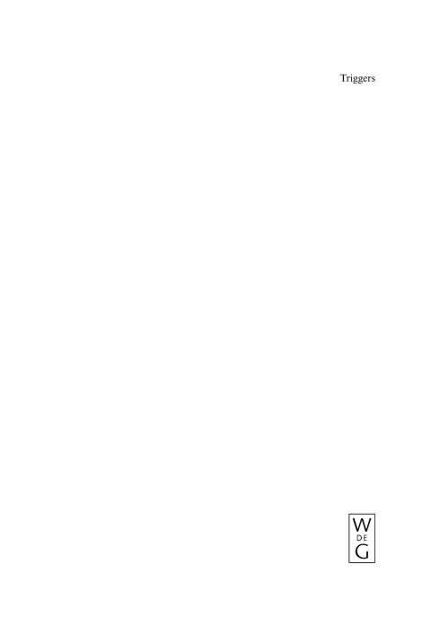 Cover image for book Triggers