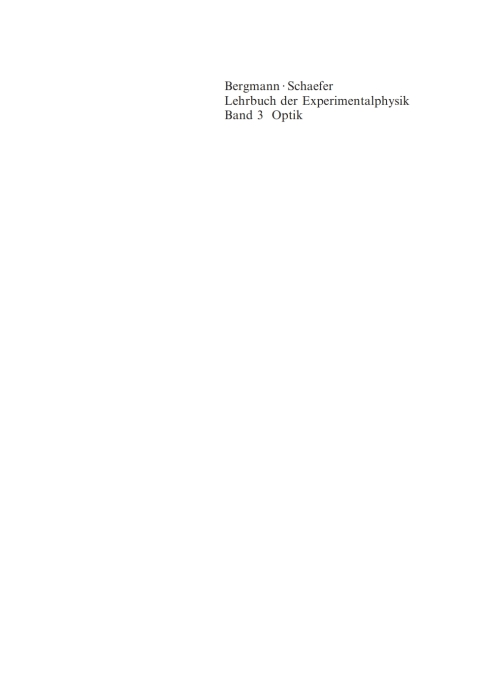 Cover image for book Optik