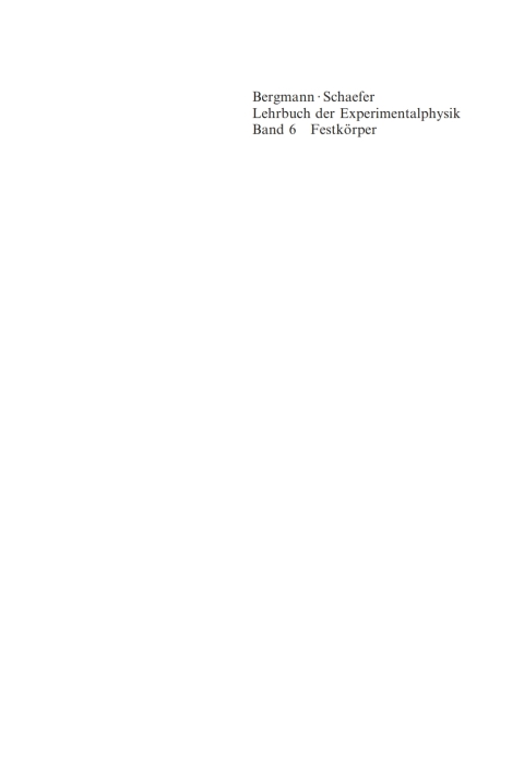 Cover image for book Festkörper