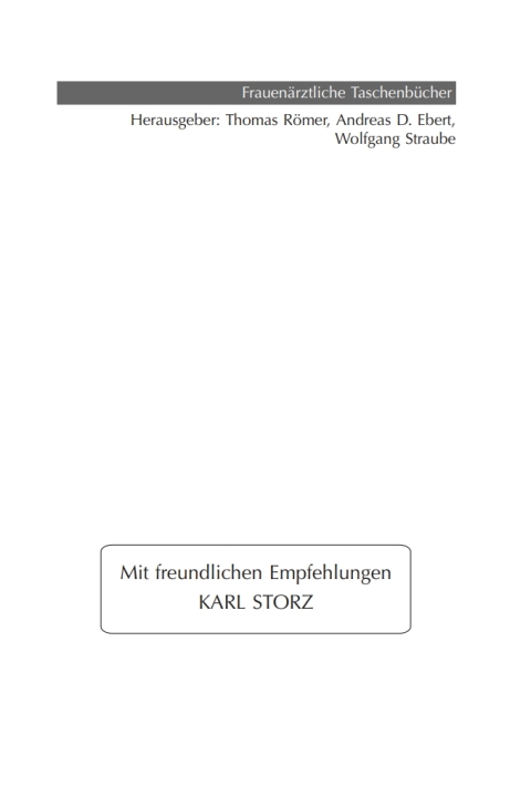 Cover image for book Gynäkologische Laparoskopie FATB