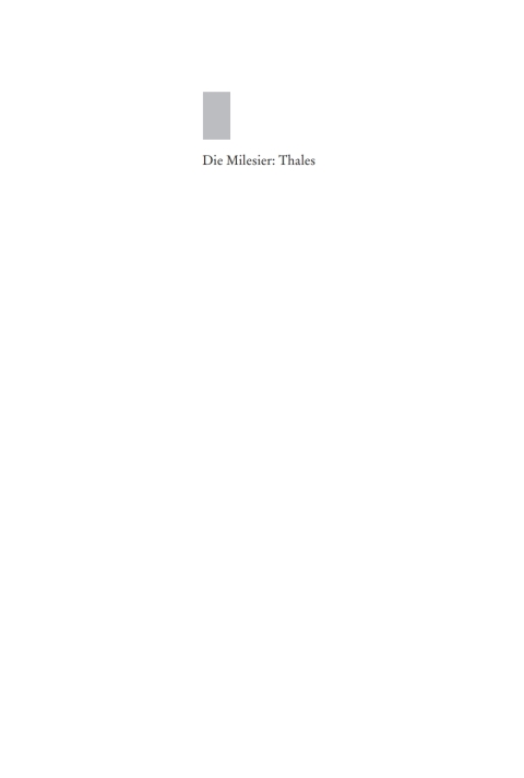 Cover image for book Thales