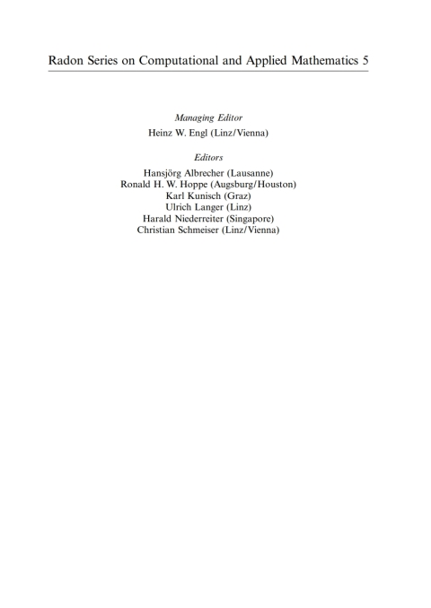 Cover image for book Robust Algebraic Multilevel Methods and Algorithms