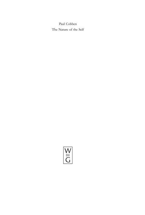 The Nature of the Self 