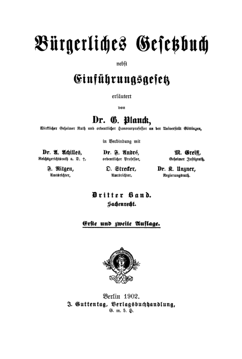 Cover image for book Sachenrecht