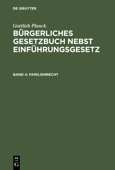 Cover image for book Familienrecht