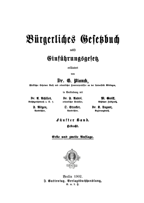 Cover image for book Erbrecht