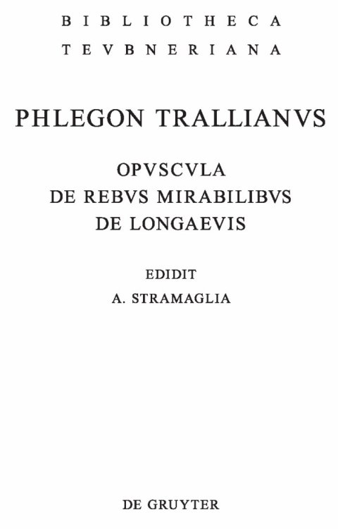 Cover image for book Opuscula de rebus mirabilibus et de longaevis
