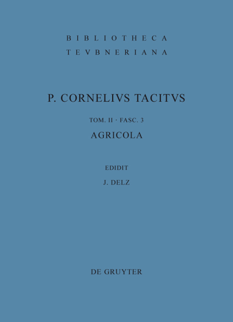 Cover image for book Agricola