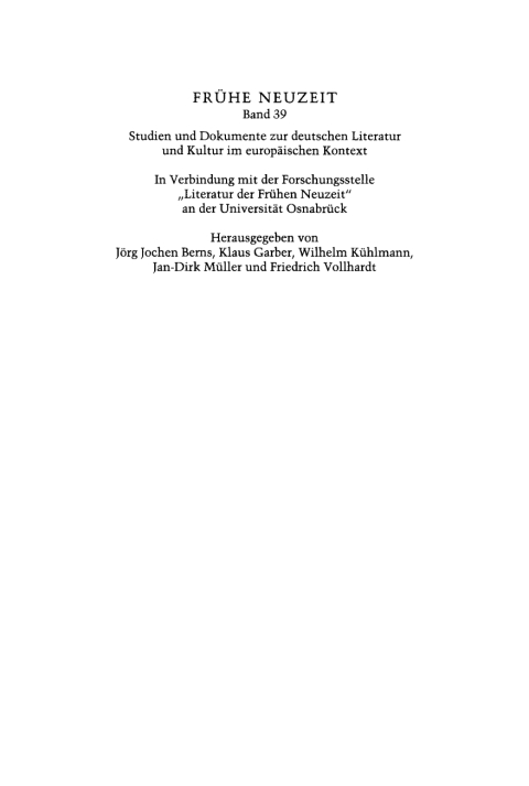 Cover image for book Stadt und Literatur im deutschen Sprachraum der Frühen Neuzeit