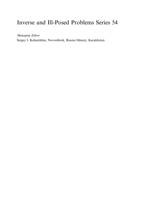 Cover image for book Iterative Methods for Ill-Posed Problems