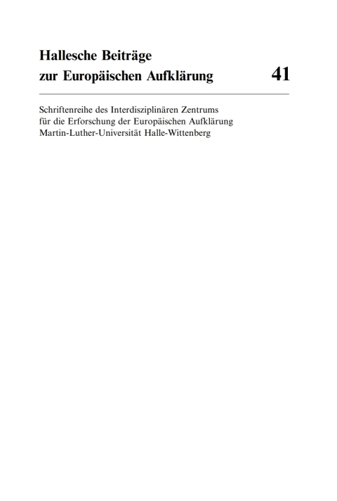 Cover image for book Literatur und Theologie im 18. Jahrhundert
